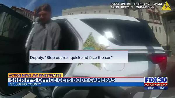 INVESTIGATES: St. Johns County Sheriff’s Office deputies now wearing body cameras