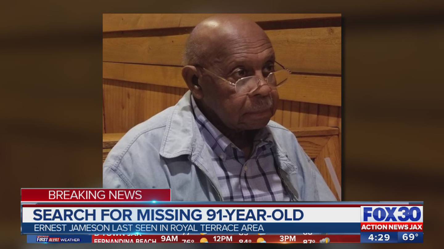 91 Year Old Man Reported Missing Has Been Located Safe Jacksonville Police Say Action News Jax
