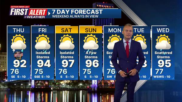 First Alert 7-Day Forecast: Wednesday, July 3