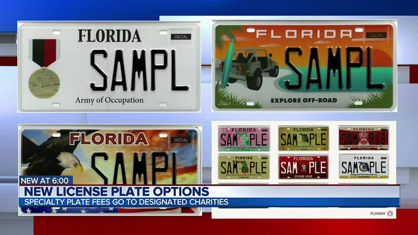 Florida pulling plug on poorly performing specialty license plate