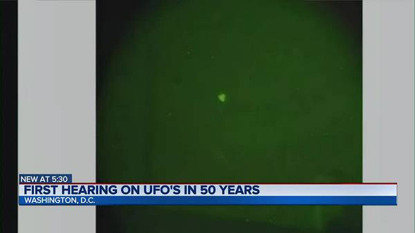 First hearing on UFO's in 50 years