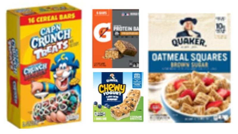 The United States Food and Drug Administration and the Quaker Oats Company on Friday announced an expansion on its previous recall to include Cap’n Crunch cereals, Gatorade protein bars and other items due to possible salmonella contamination.