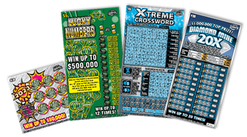 Four new scratch-off games.