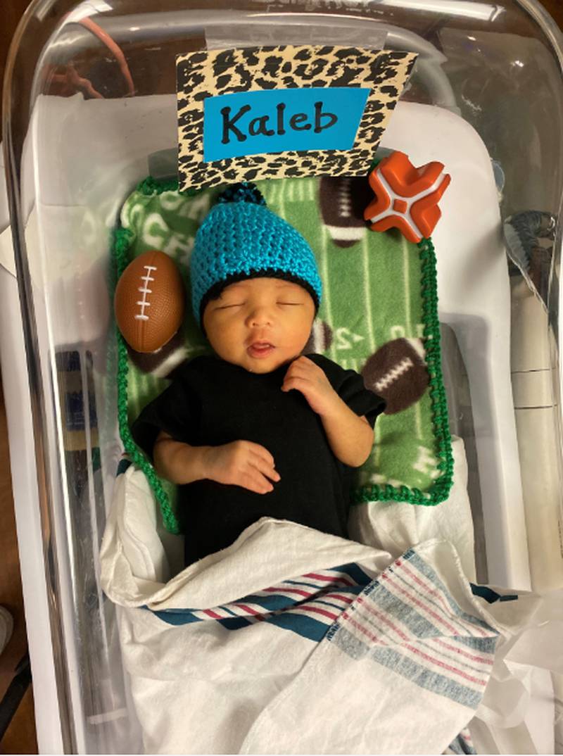 NICU nurses dress up babies for the Jags game this weekend.