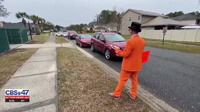 Residents simulate traffic jam to protest proposed Chick-fil-A in Oceanway