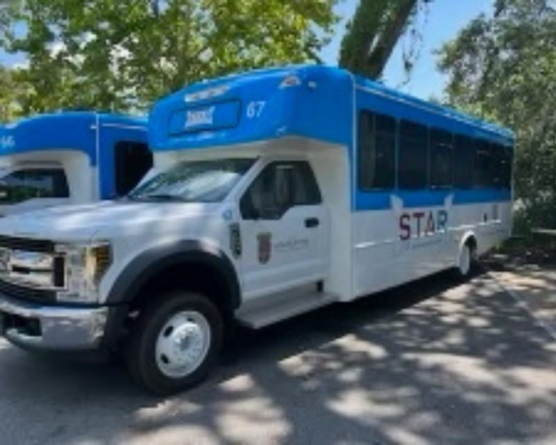 The free bus service will provide circular transportation around downtown St. Augustine.