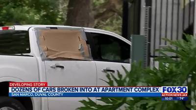 Neighbors react to multiple cars being broken into at San Marco Apartment complex 