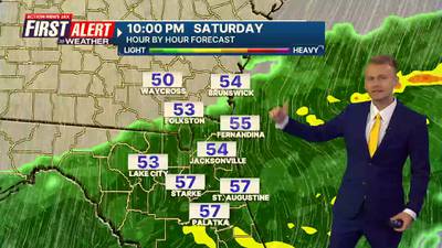 Rainy and cool weekend underway