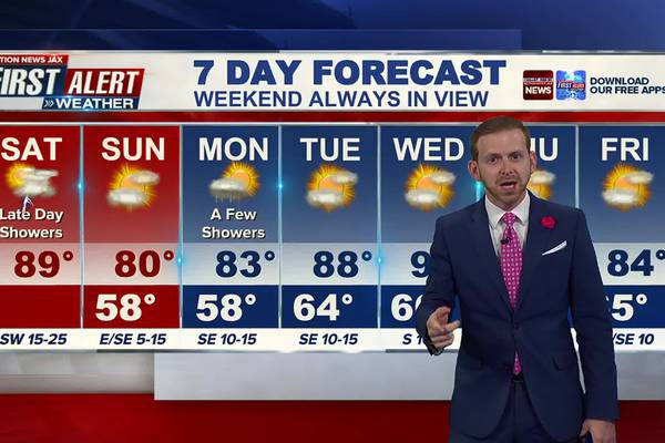 First Alert 7-Day Forecast: Saturday, April 1