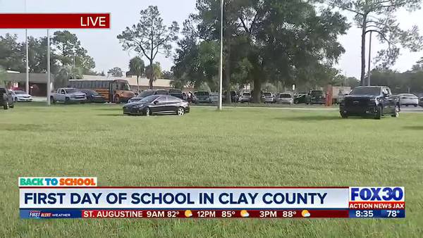 First day of school in Clay County