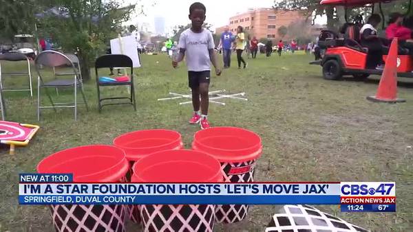 I'm a star foundation hosts 'Let's Move Jax'