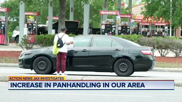 Economic times drive up panhandling in Jacksonville