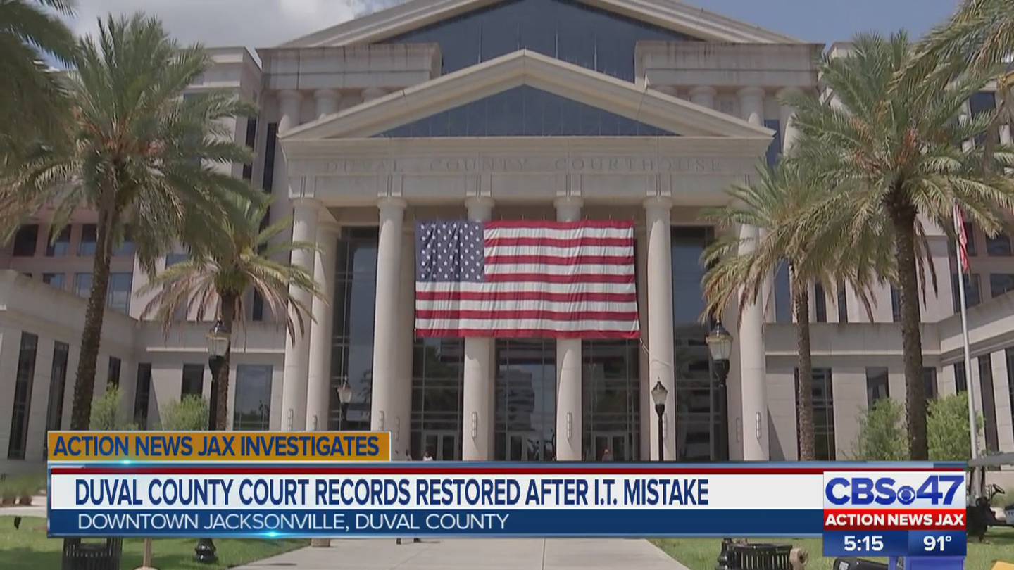 Duval County court resolves #39 catastrophic #39 IT issue Action News Jax
