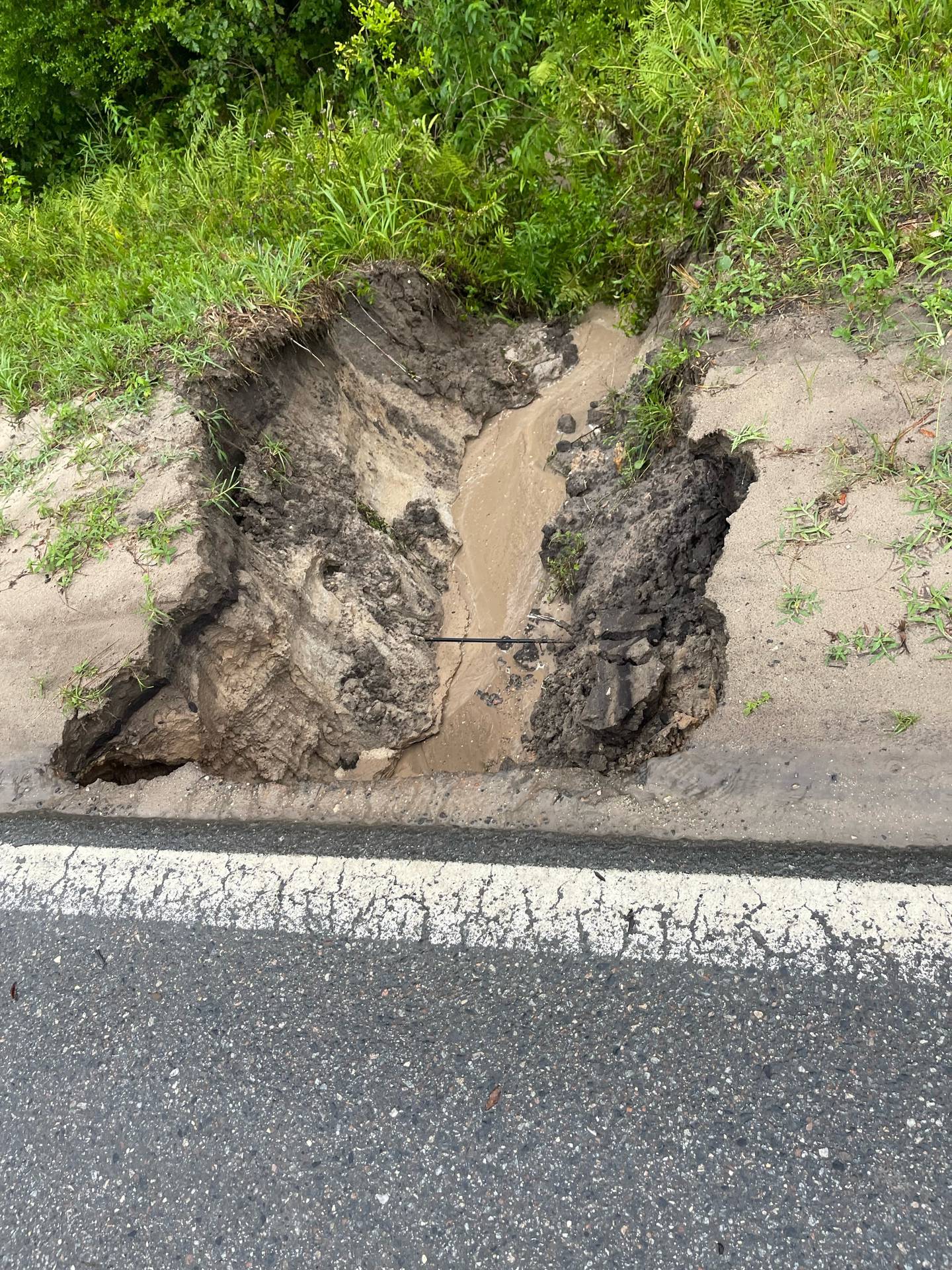 Black Creek Drive sink hole.