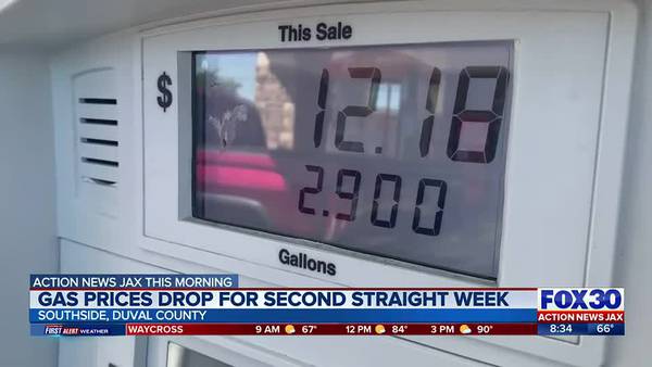 AAA: Florida gas prices decline for second week in a row
