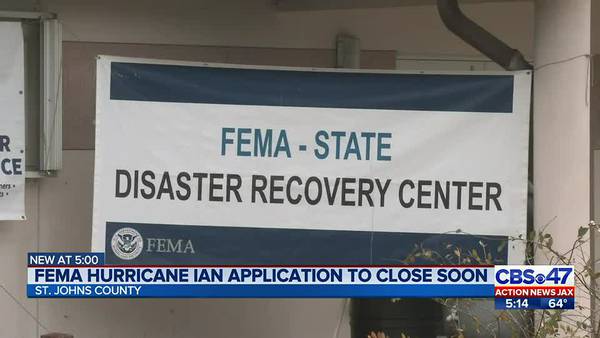 Deadline approaching for FEMA claims from Hurricane Ian