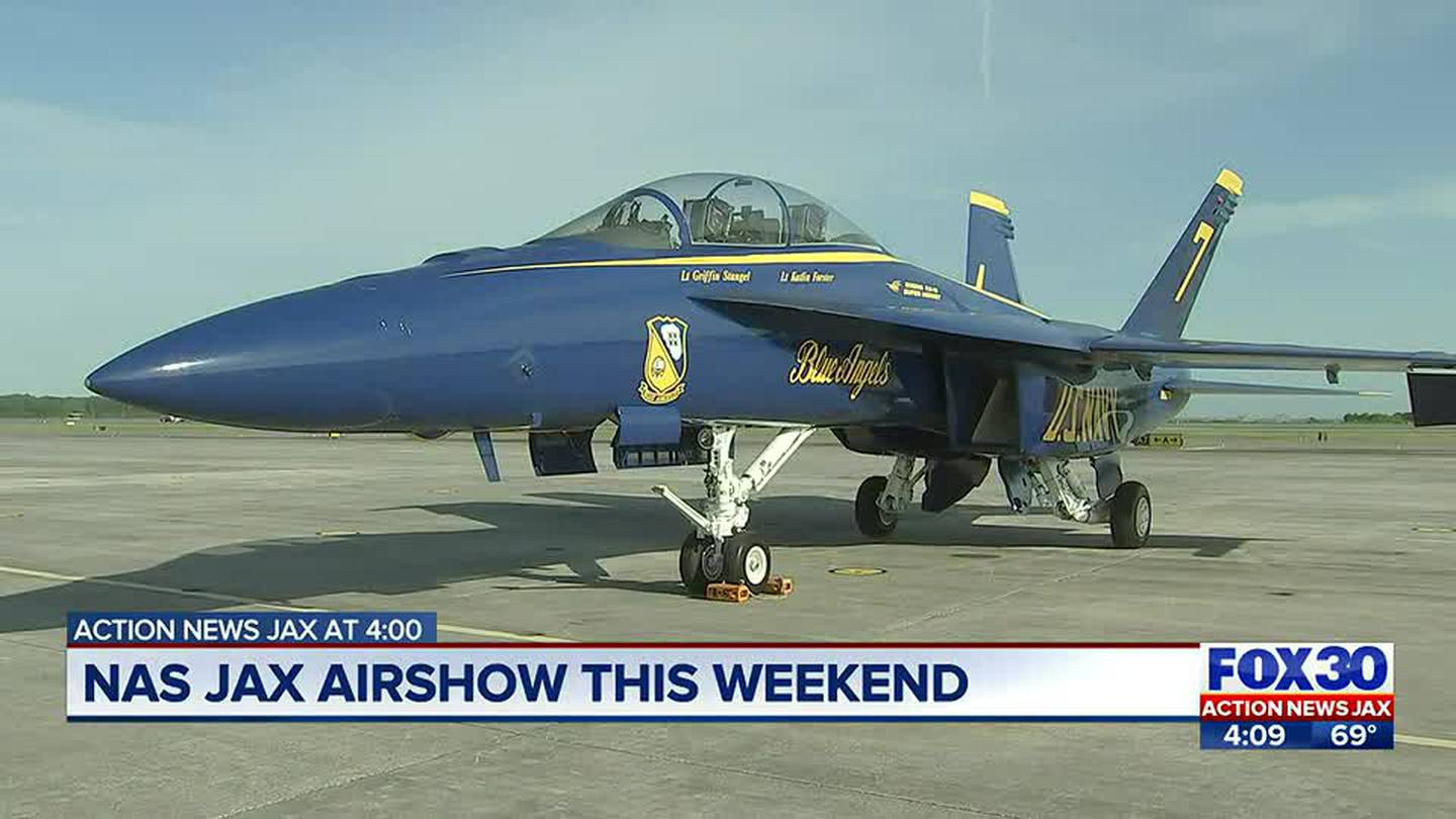 Blue Angels preparing for NAS JAX Air Show Action News Jax