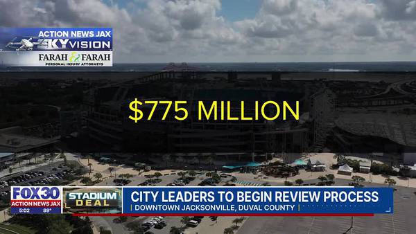 Jacksonville city leaders to begin reviewing Jaguars’ ‘Stadium of the Future’ deal