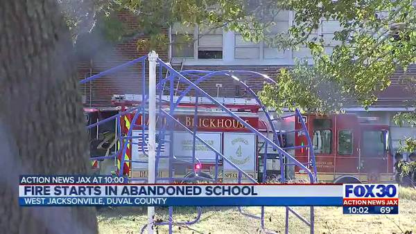 Fire starts in abandoned school