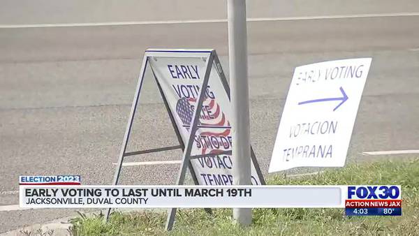 Early voting begins for Duval County March elections