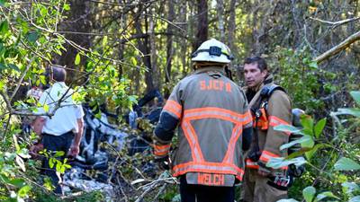 Photos: St. Johns County Fire Rescue at the scene of plane crash 