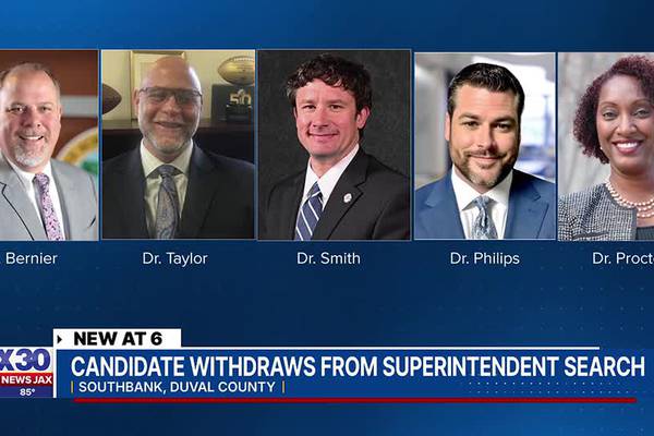 Candidate withdraws from superintendent search
