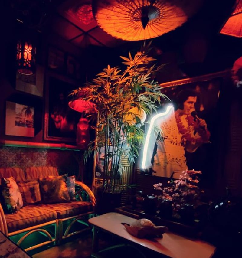The Secret Tiki Temple bar was about relaxing and unwinding.