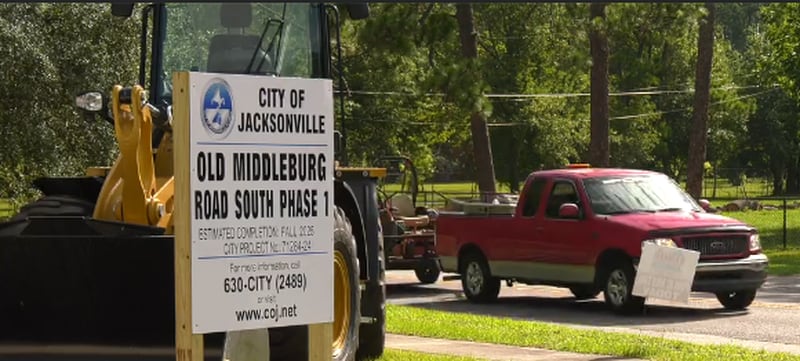 Old Middleburg Road Widening Project is finally underway.