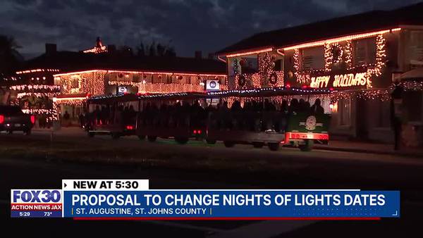Nights of Lights in St. Augustine to now end on last Sunday of January