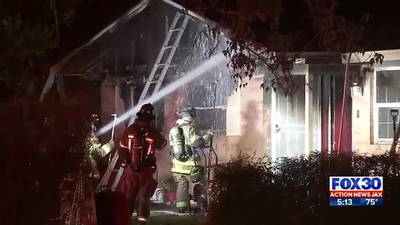 Family displaced after suspected arson