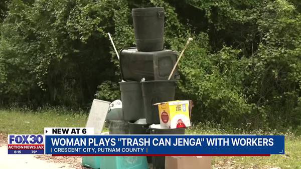 Crescent City woman plays ‘trash can Jenga’ with garbage collectors