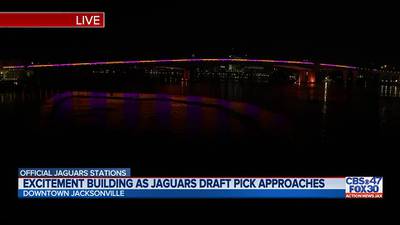 Excitement hits the city of Jacksonville ahead of NFL draft