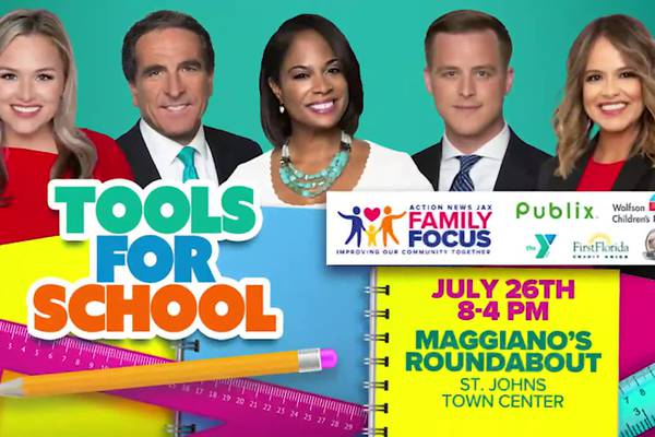 Donate to kids in need at Action News Jax’s Family Focus ‘Tools for School’ supply drive