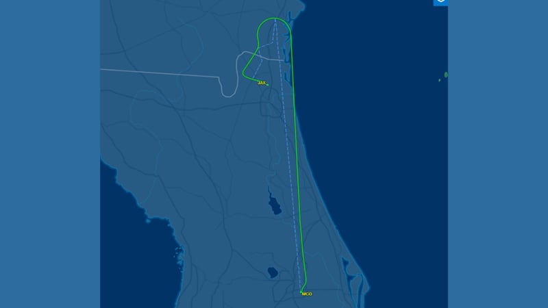 Flight from Orlando diverted to JAX, continues on to NYC