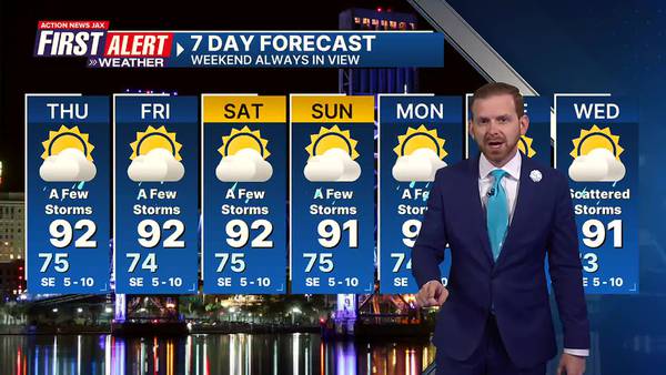 First Alert 7-Day Forecast: Wednesday, July 24