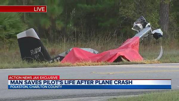 82-year-old pilot in serious condition after crash in Folkston, sheriff says