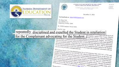 ‘Most vulnerable students in Clay:’ District violated special needs students’ rights, parents say