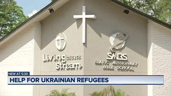 Donations fill Jacksonville warehouse for Ukrainian refugees