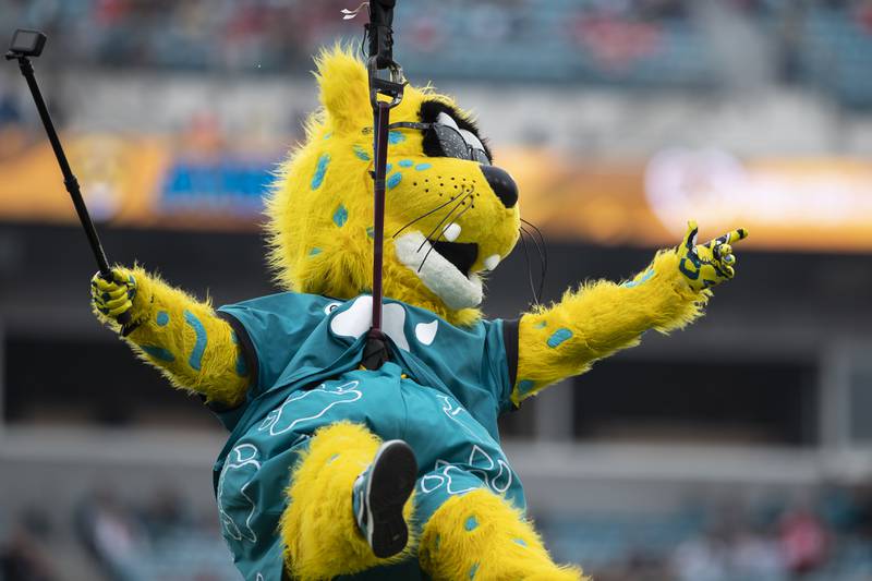 The Jacksonville Jaguars Jaxson De Ville has been named a finalist for the National Mascot Hall of Fame.