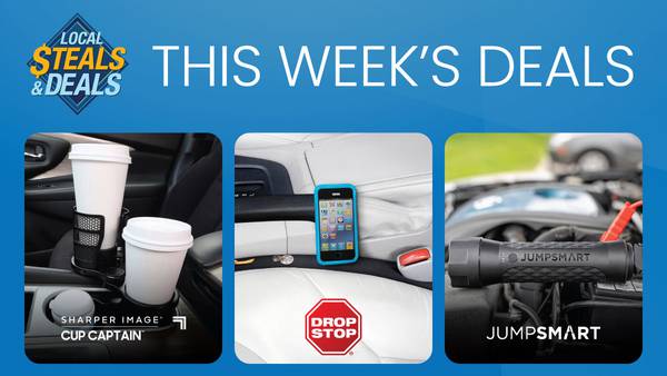 Local Steals and Deals: 3 car safety tools from JumpSmart, Drop Stop, and Cup Captain