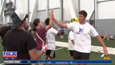 Kids with diabetes get moving with Jaguars linebacker Chad Muma for his second annual Muma Movement