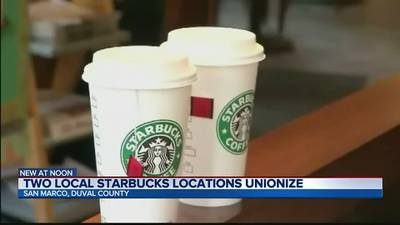 ‘Just so happy’: Two Jacksonville Starbucks become the first in Florida to unionize