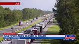 Crash with injuries blocks all lanes of I-95 southbound in southern St. Johns County