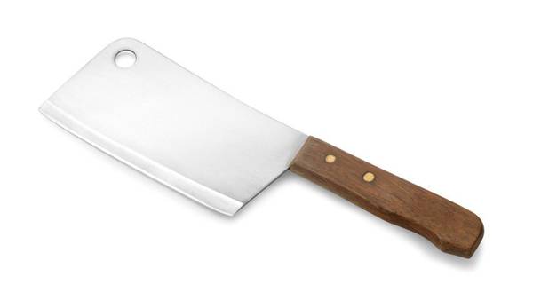 Woman allegedly attacked a man with a meat cleaver