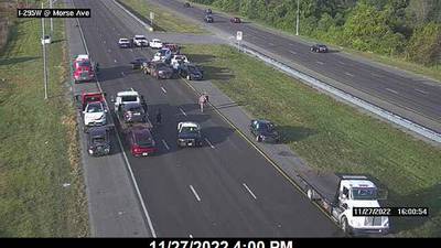 20 vehicle crash on I-295 West South causing all lanes to close
