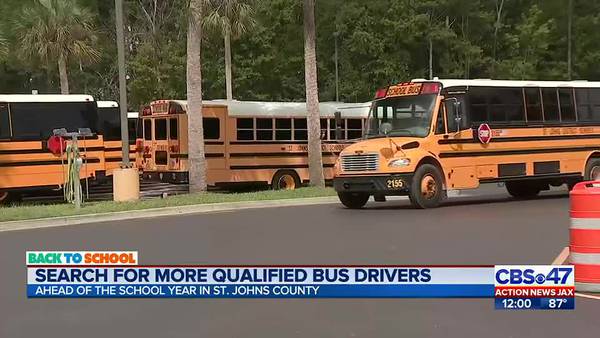 ‘We have vacancies right now’: St. Johns County School District searches for qualified bus drivers