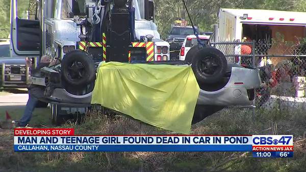 Callahan man and West Nassau High student found dead inside car in retention pond