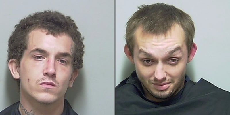 Two men who are suspected of robbing a victim in Interlachen Lake Estates were arrested on multiple charges.