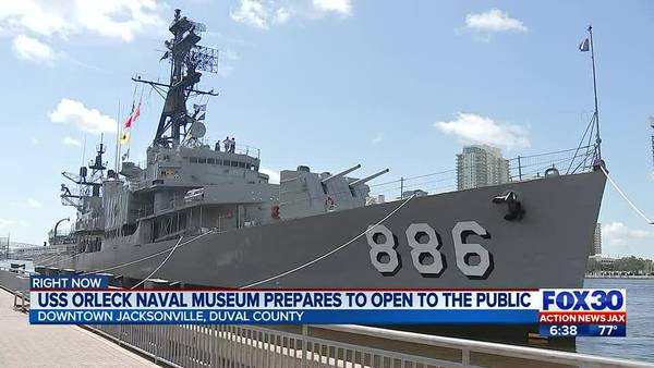 INSIDE LOOK: USS Orleck to open to public in Jacksonville on Sept. 28