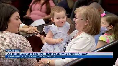 23 Jacksonville kids adopted ahead of Mother’s Day